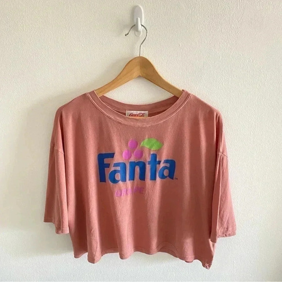 NWT WILDFOX x Coca-Cola Fanta Grape Alhambra Tee - Picture 1 of 7
